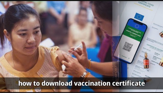 how to download vaccination certificate
