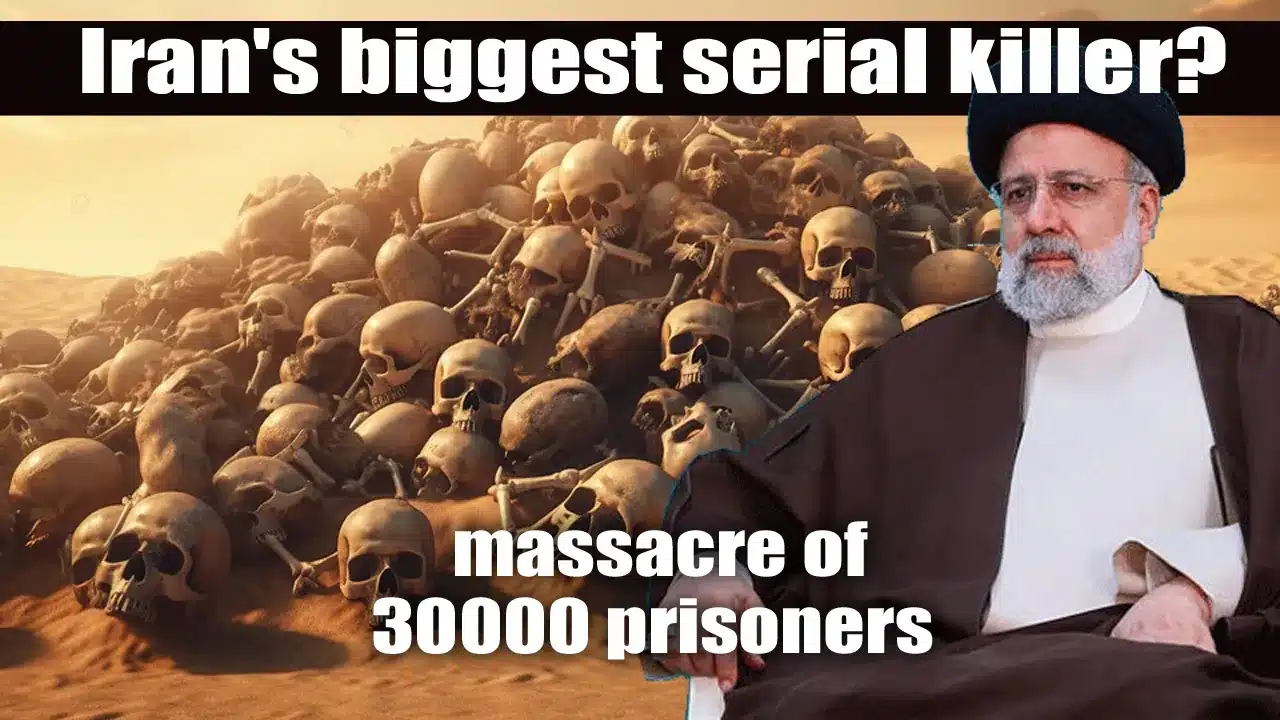 Iran's biggest serial killer A look at president Ebrahim Raisi's role massacre of 30000 prisoners