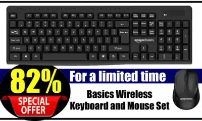 82% off The Ultimate Wireless Keyboard and Mouse Set for Effortless Productivity