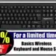 82% off The Ultimate Wireless Keyboard and Mouse Set for Effortless Productivity