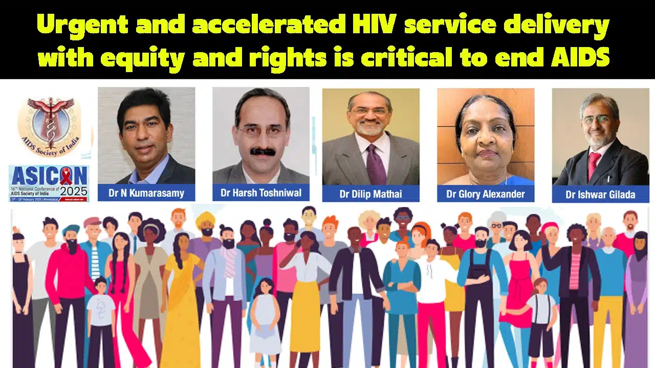 Urgent and accelerated HIV service delivery with equity and rights is critical to end AIDS